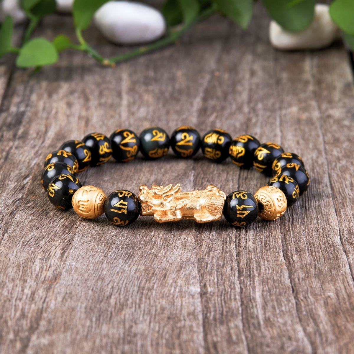Pixiu Black Obsidian Bracelet for Wealth