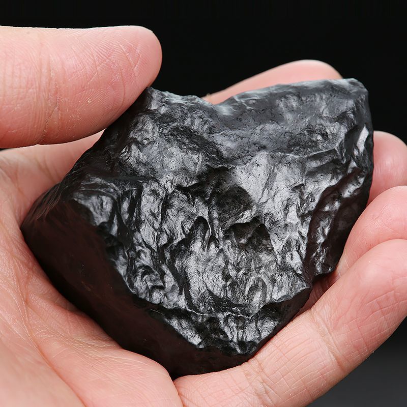 NaNatural iron meteorite raw stone fidelity universe Newman lines strong magnetic