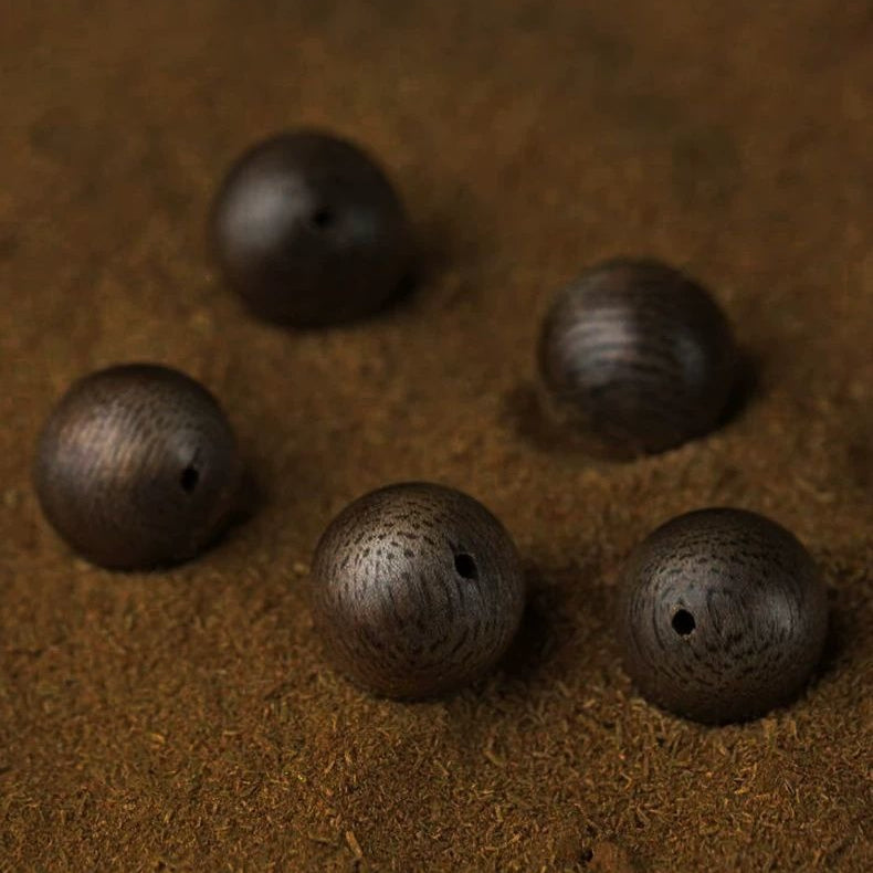 Vietnam Nha Trang Agarwood —Hetian Jade Energy Bracelet