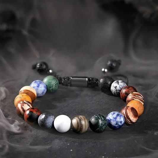 Cosmic Interstellar Natural Stone Bracelet