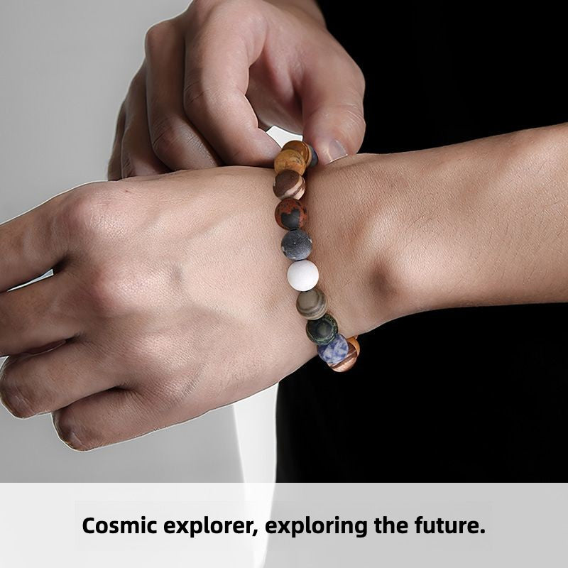 Cosmic Interstellar Natural Stone Bracelet