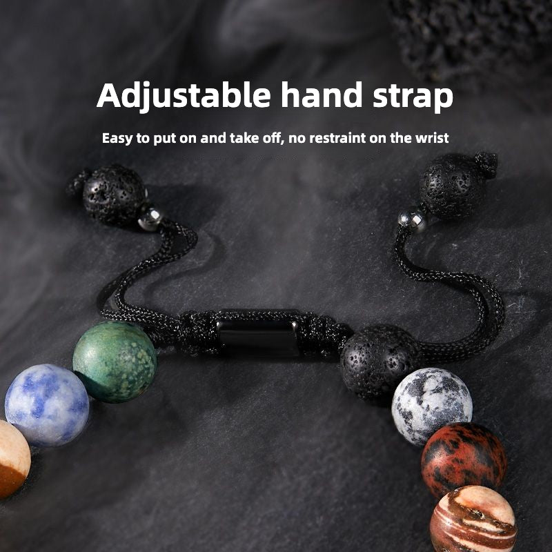 Cosmic Interstellar Natural Stone Bracelet